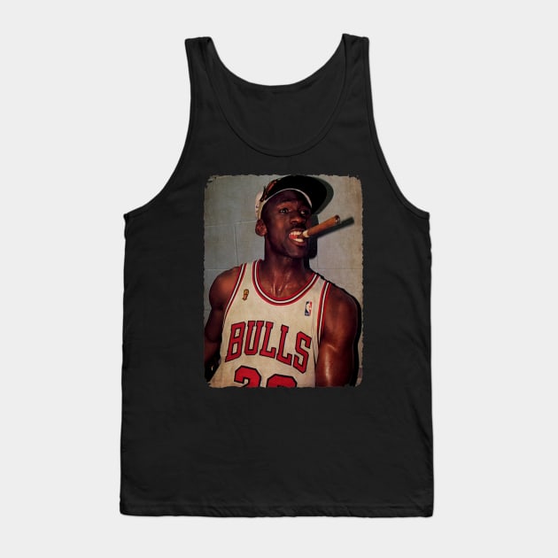 Michael Jordan Cigar Tank Top by Milu Milu